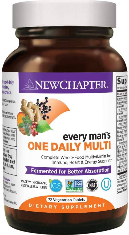 New Chapter Every Man's One Daily Multivitamin - 72 Tablets