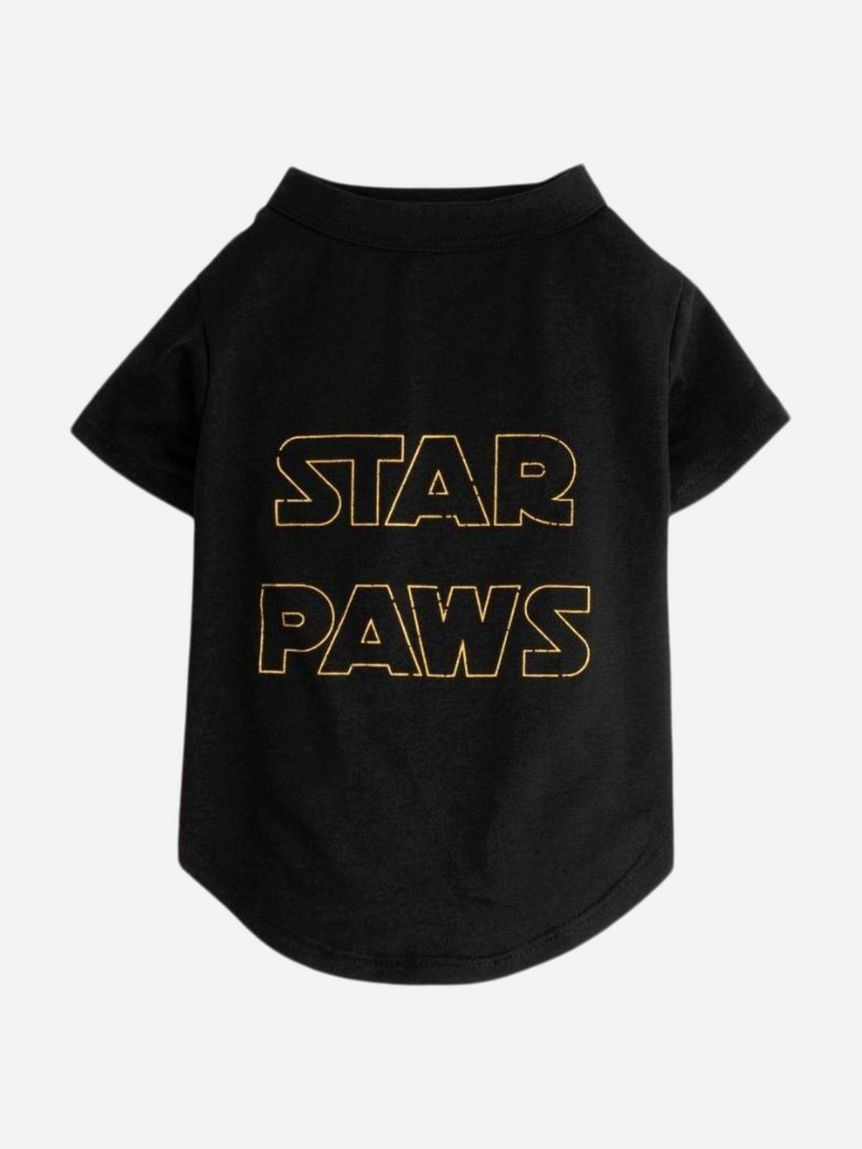 fabdog Star Paws T-Shirt - Black - 16
