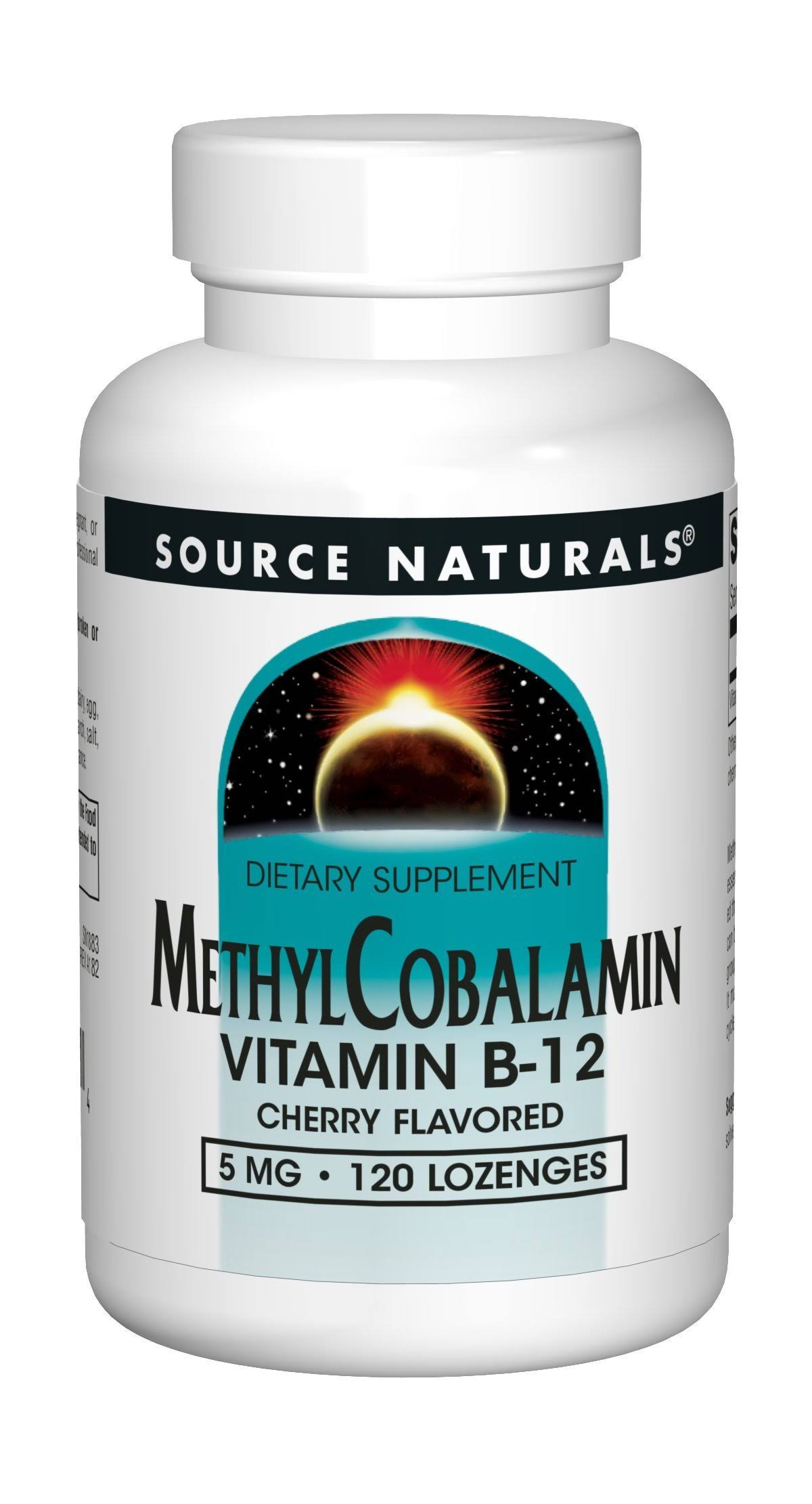 Source Naturals Methylcobalamin Vitamin B-12 - 5mg, Cherry