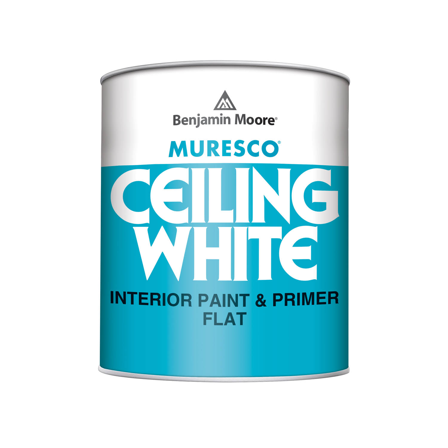 Benjamin Moore Muresco Ceiling Paint Flat (258) Quart / White