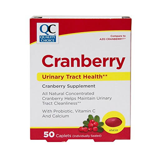 Quality Choice Azo 100% All Natural Concentrated Cranberry 450mg. Capl
