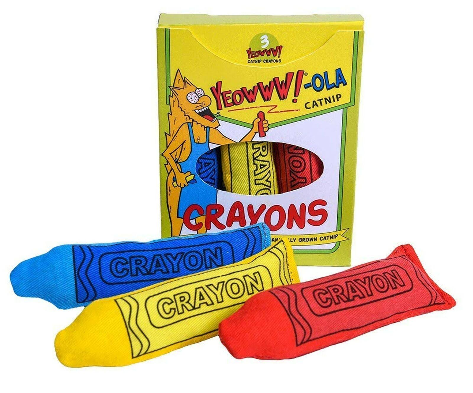 Yeowww! Crayons Catnip Cat Toy