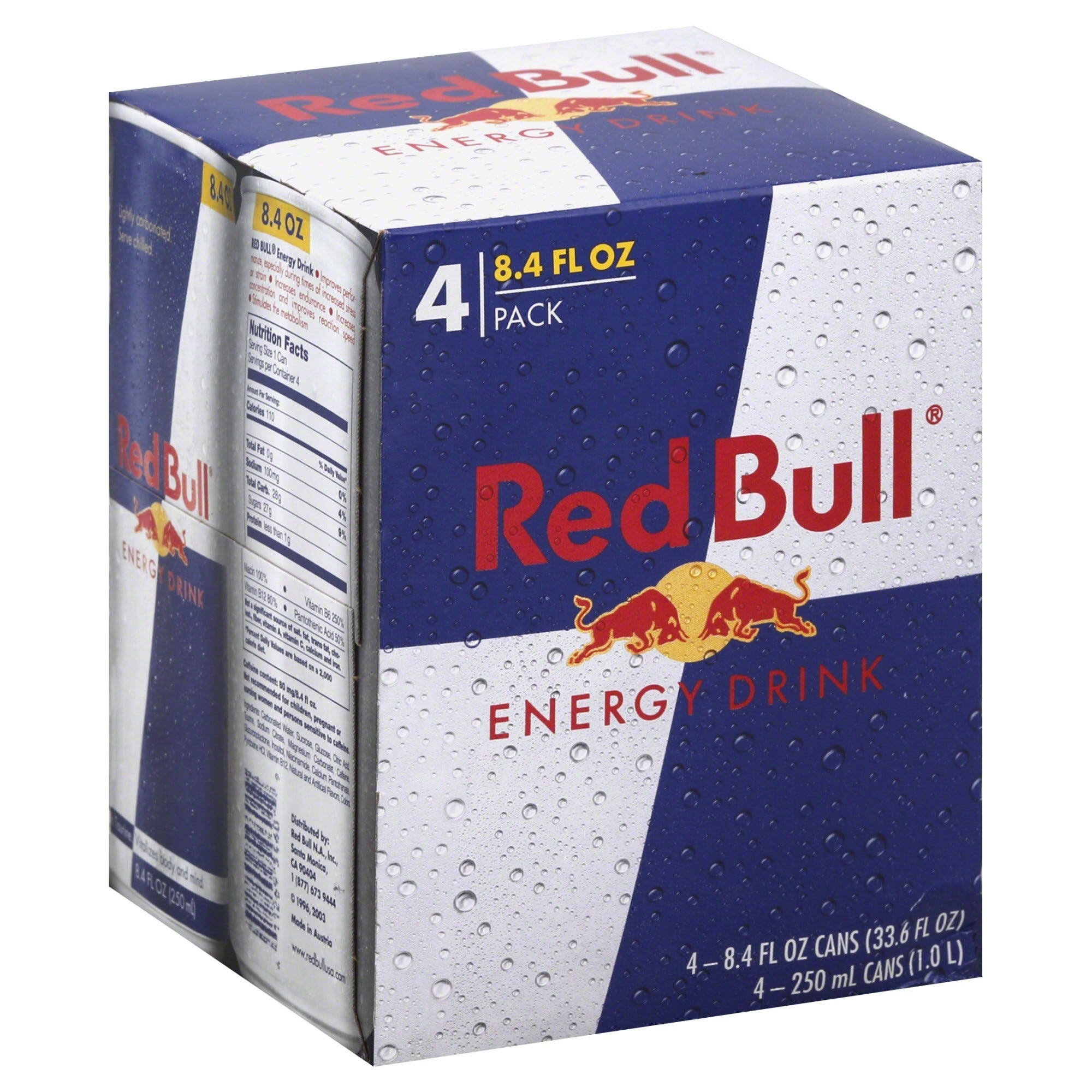 Red Bull Energy Drink - 8.4 fl oz, 4 pack