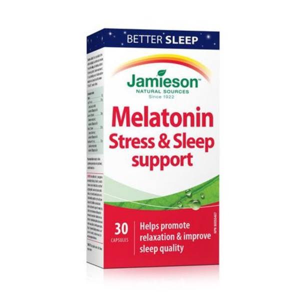 Jamieson Melatonin Stress & Sleep Support - 30ct