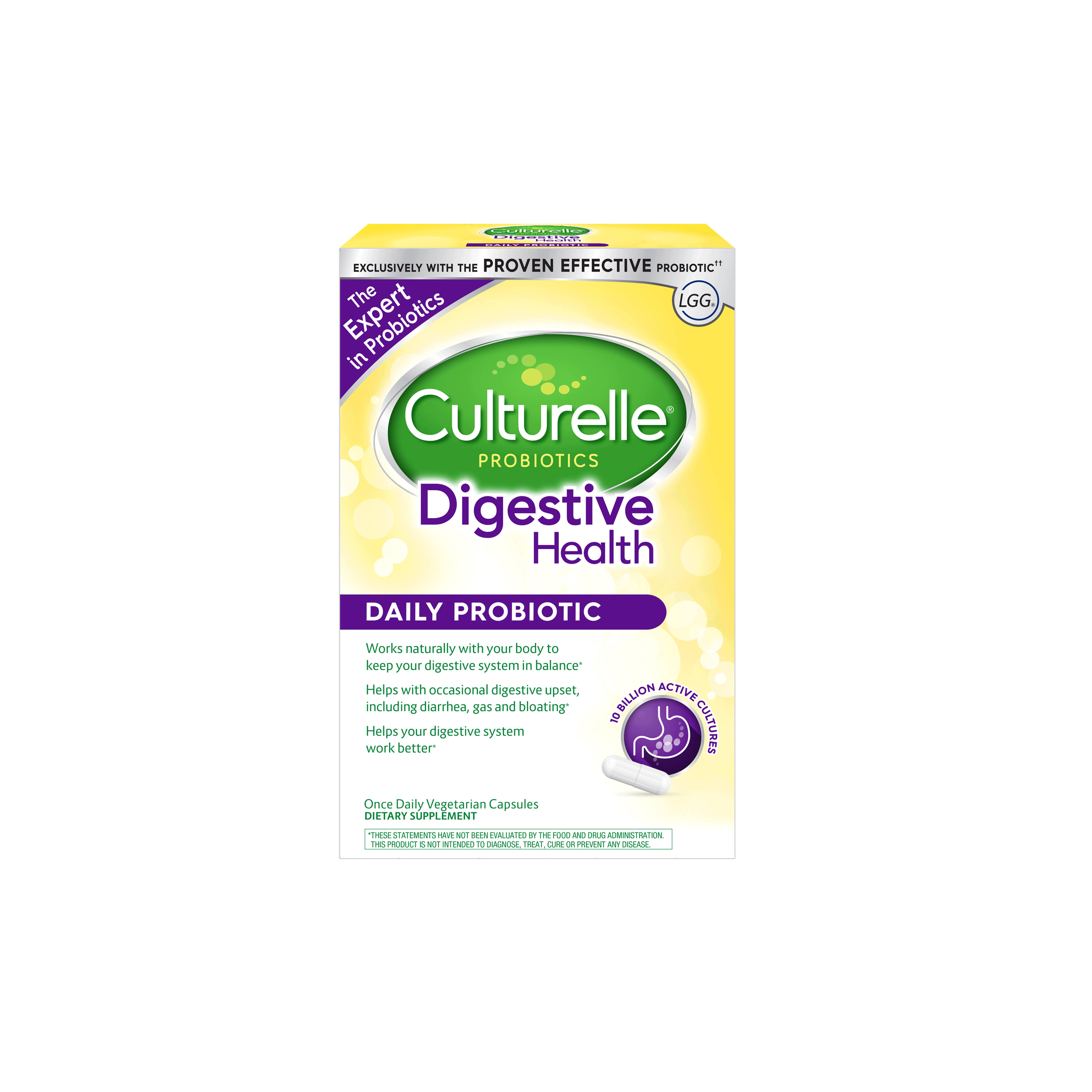 Culturelle Probiotic Digestive Health Lactobacillus - 50 Capsules