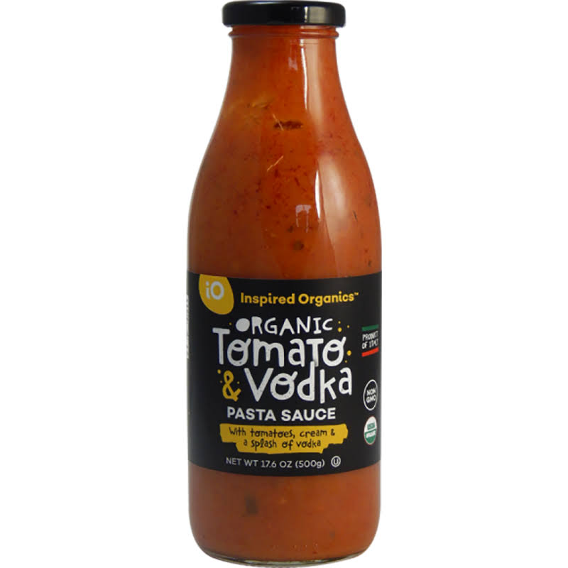 Inspired Organics Pasta Sauce, Organic, Tomato & Vodka - 17.6 oz