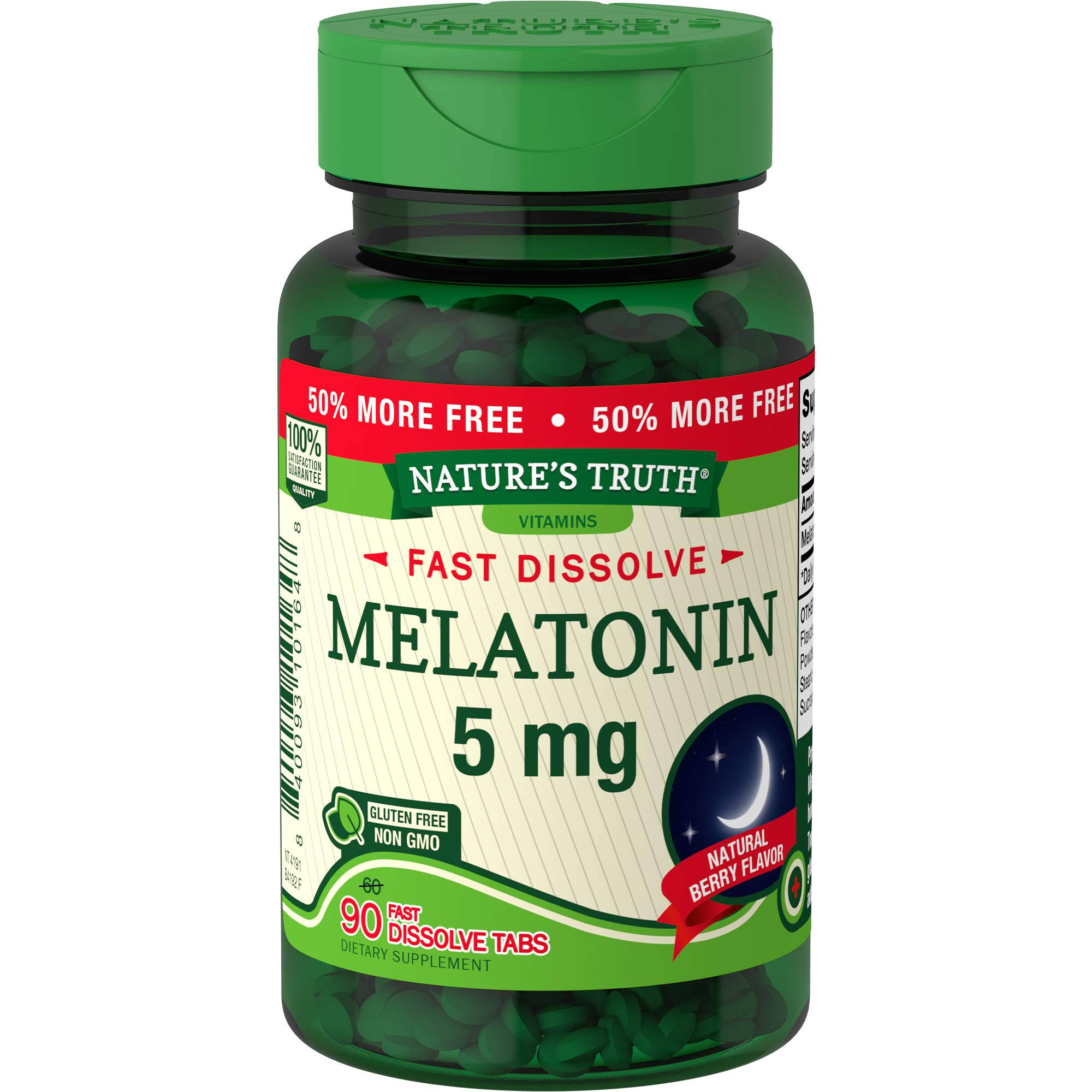 Nature's Truth Melatonin Tablets - Natural Berry, x90
