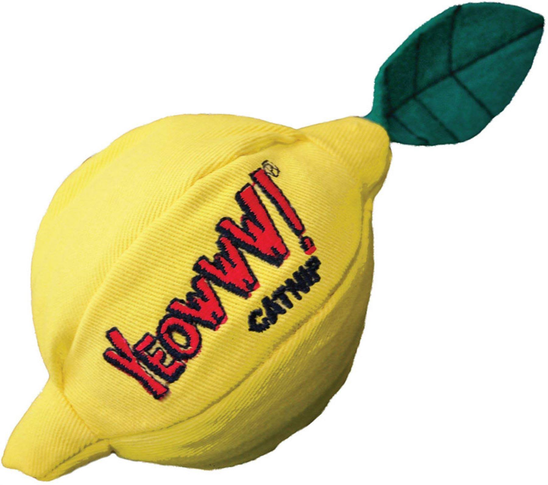Yeowww Catnip Fruit Cat Toy - Lemon, 8cm