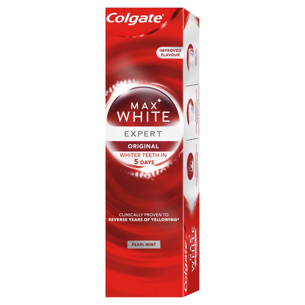 Colgate Max White Expert Original Pearl Mint Toothpaste - 75ml