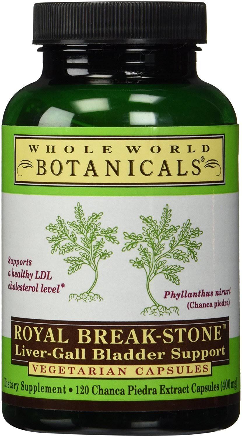 Whole World Botanicals Royal Break Stone Liver Gall Bladder Support - 400mg, 120ct