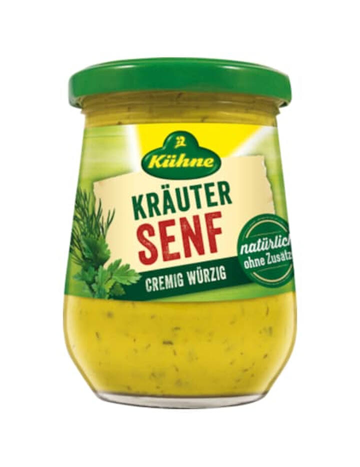 Kuehne Mustard with Herbs 250ml