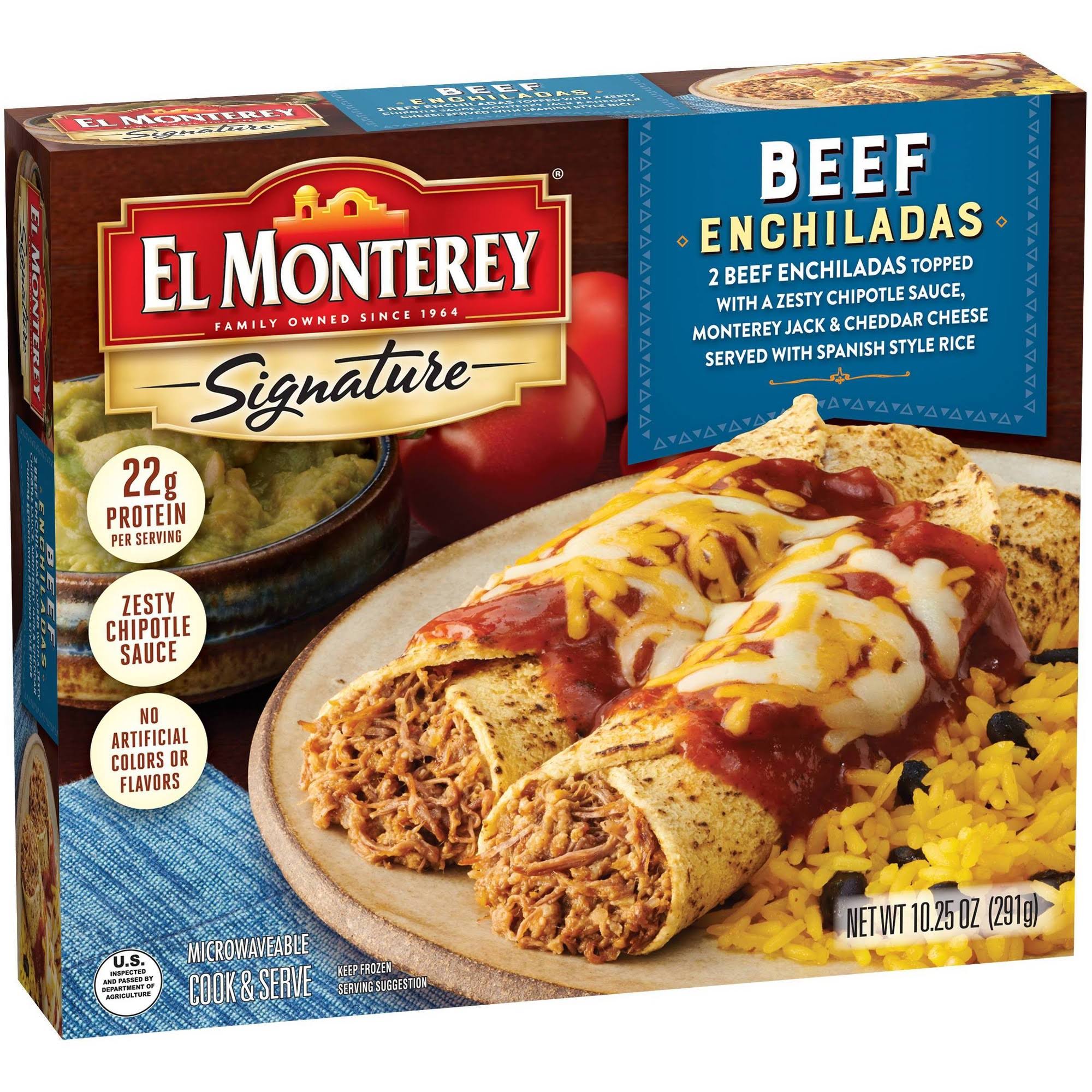 El Monterey Signature Enchiladas, Beef - 2 enchiladas, 10.25 oz