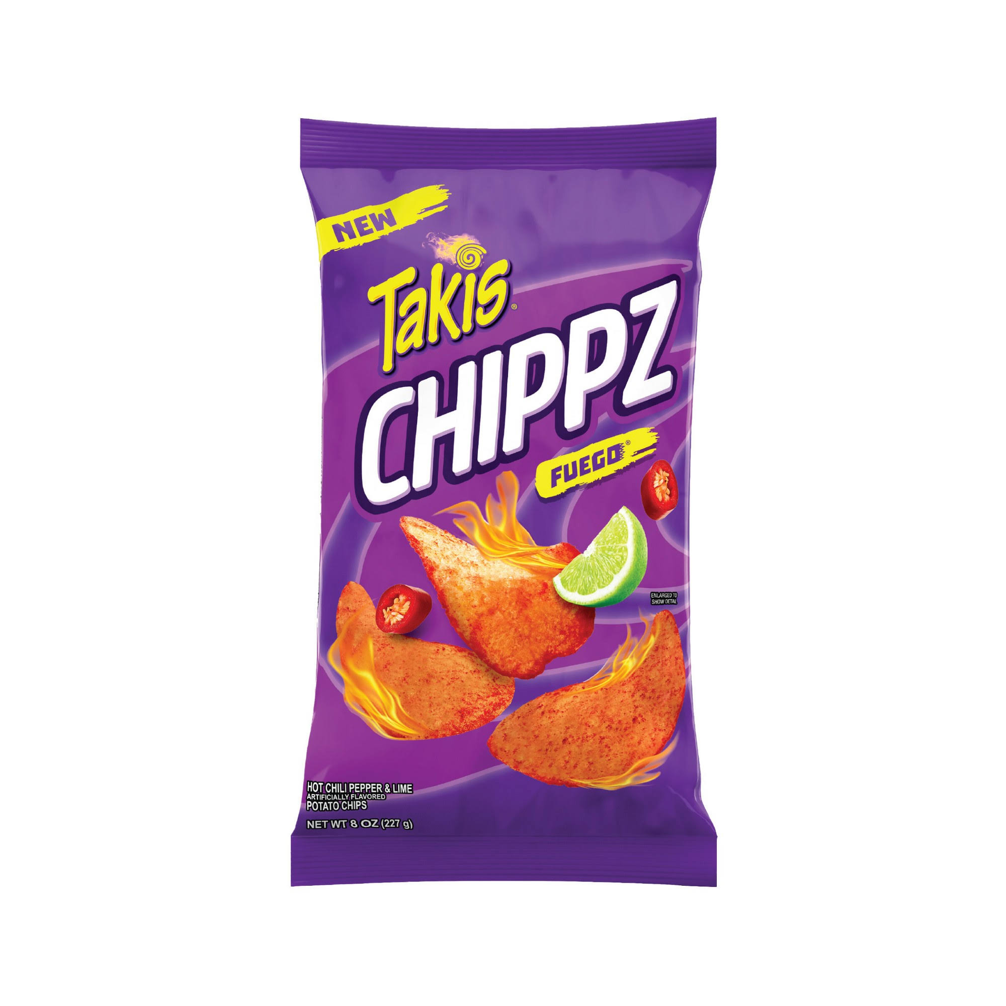 Takis Chippz Fuego Potato Chips 8 oz