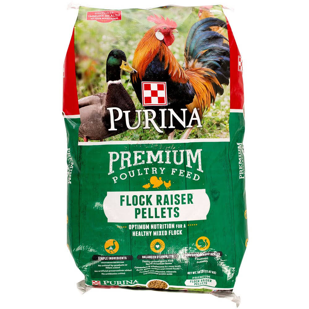Purina Animal Nutrition Purina Flock Raiser Pellets 50lb