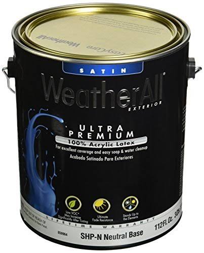 True Value MFG Satin Neutral Base Latex House Paint - 1 Gallon