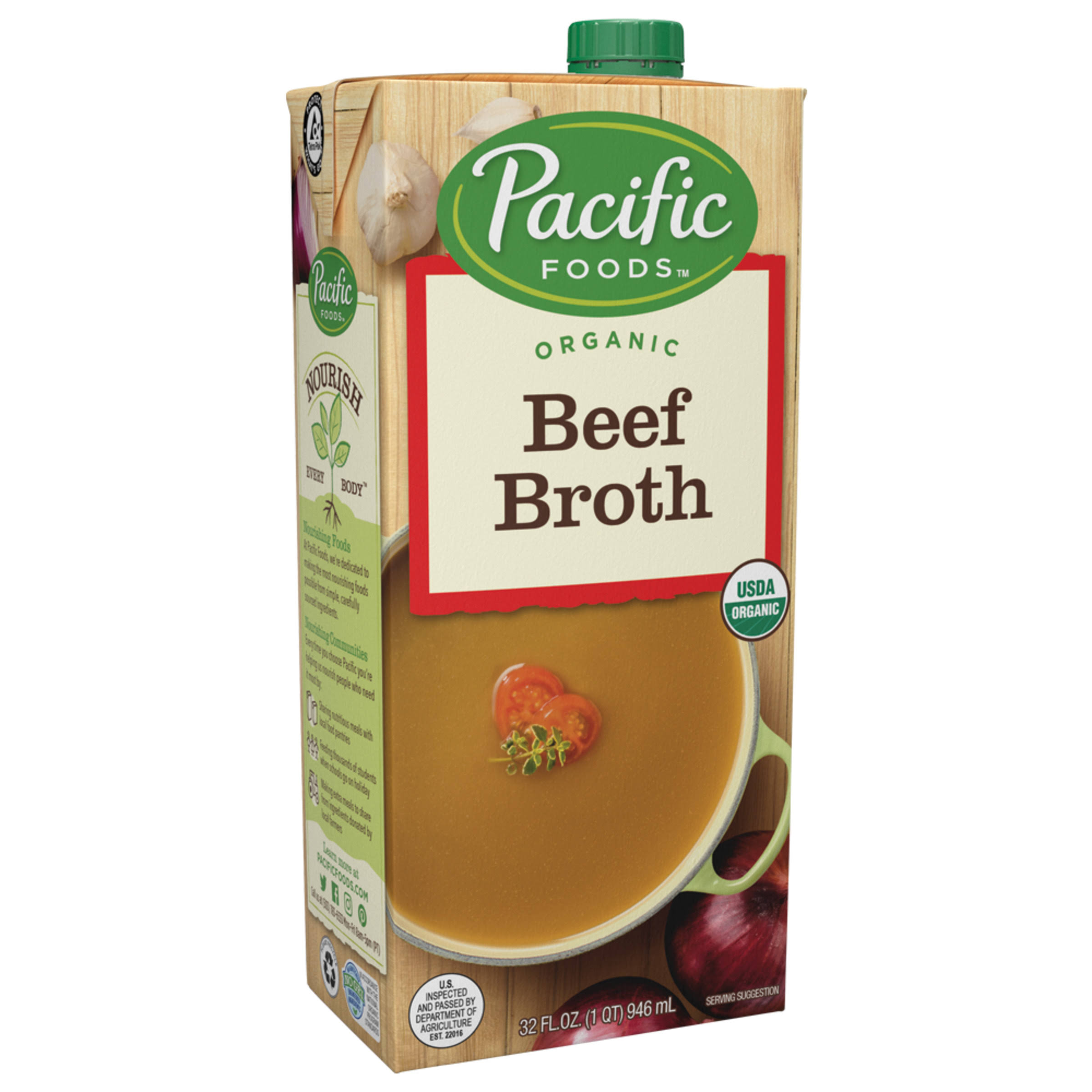 Pacific Organic Beef Broth - 32oz