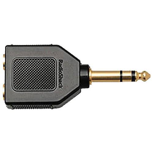 RadioShack Stereo Headphone Plug Adapter - Gold Plated, 1/4"