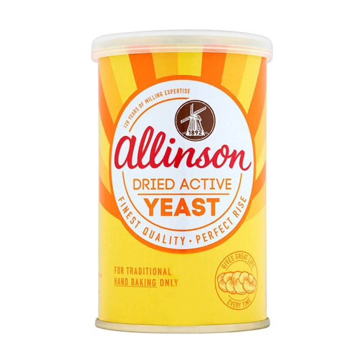 Allinson Dried Active Baking Yeast - 125g