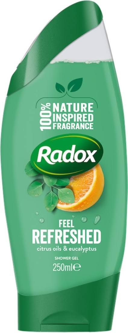 Radox Nature Inspired Feel Refreshed Shower Gel - Eucalyptus & Citrus Oil, 250ml