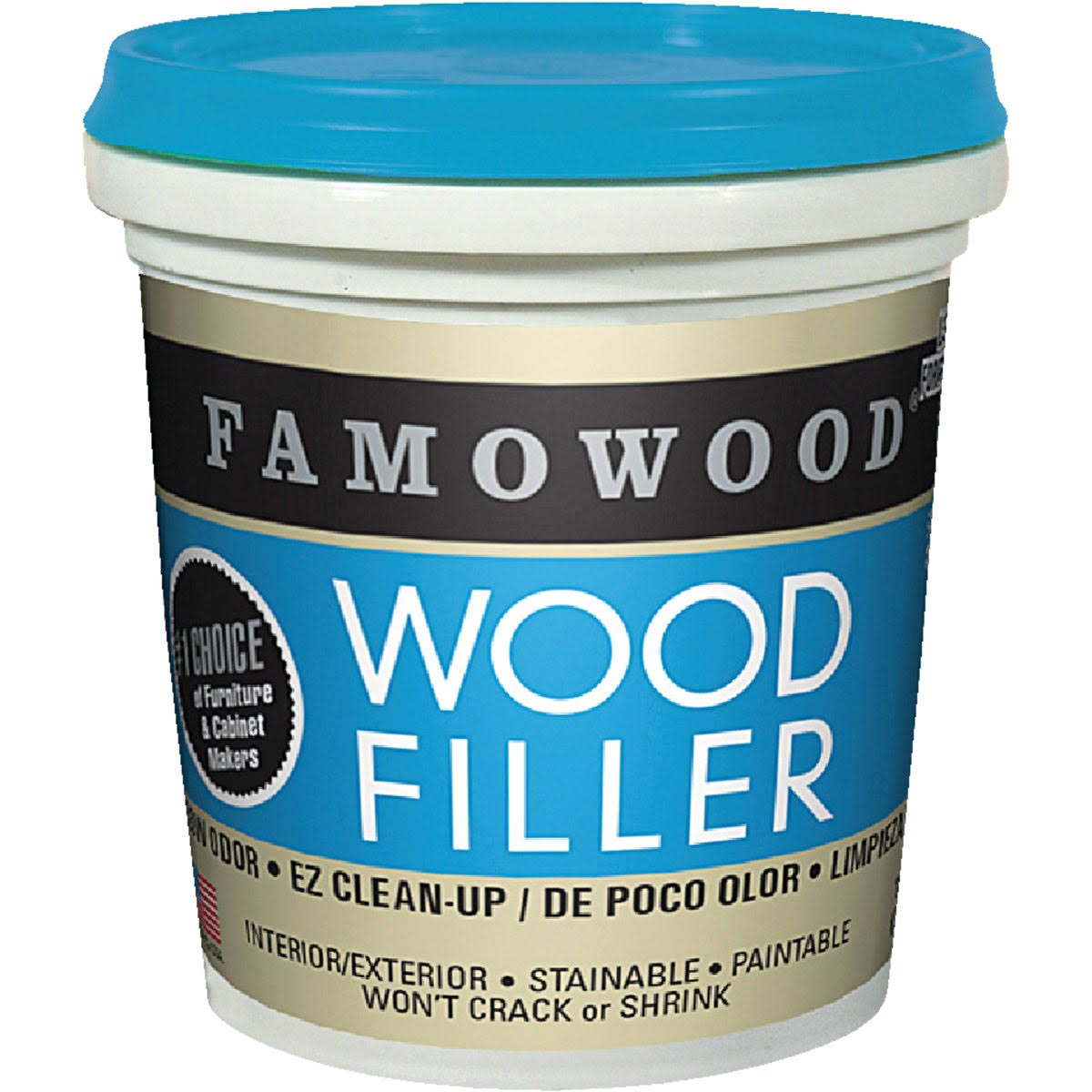 Famowood Latex Wood Filler - Natural, 1/4 Pint
