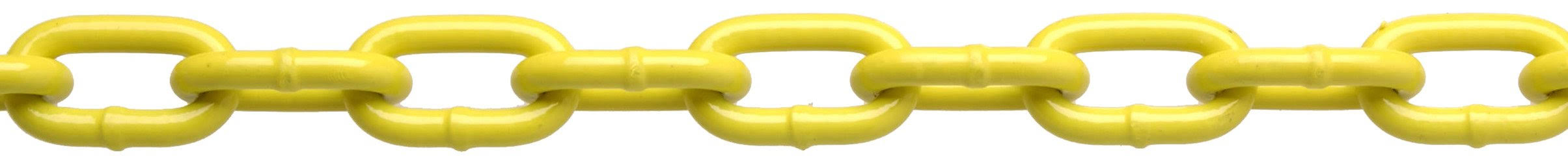 Campbell PD0725027 System 3 Grade 30 Low Carbon Steel Proof Coil Chain - Yellow Polycoated, 3/16", 100'