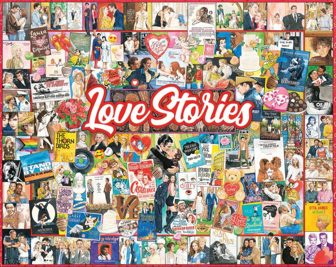 White Mountain Puzzles Love Stories - 1000 Piece Jigsaw Puzzle