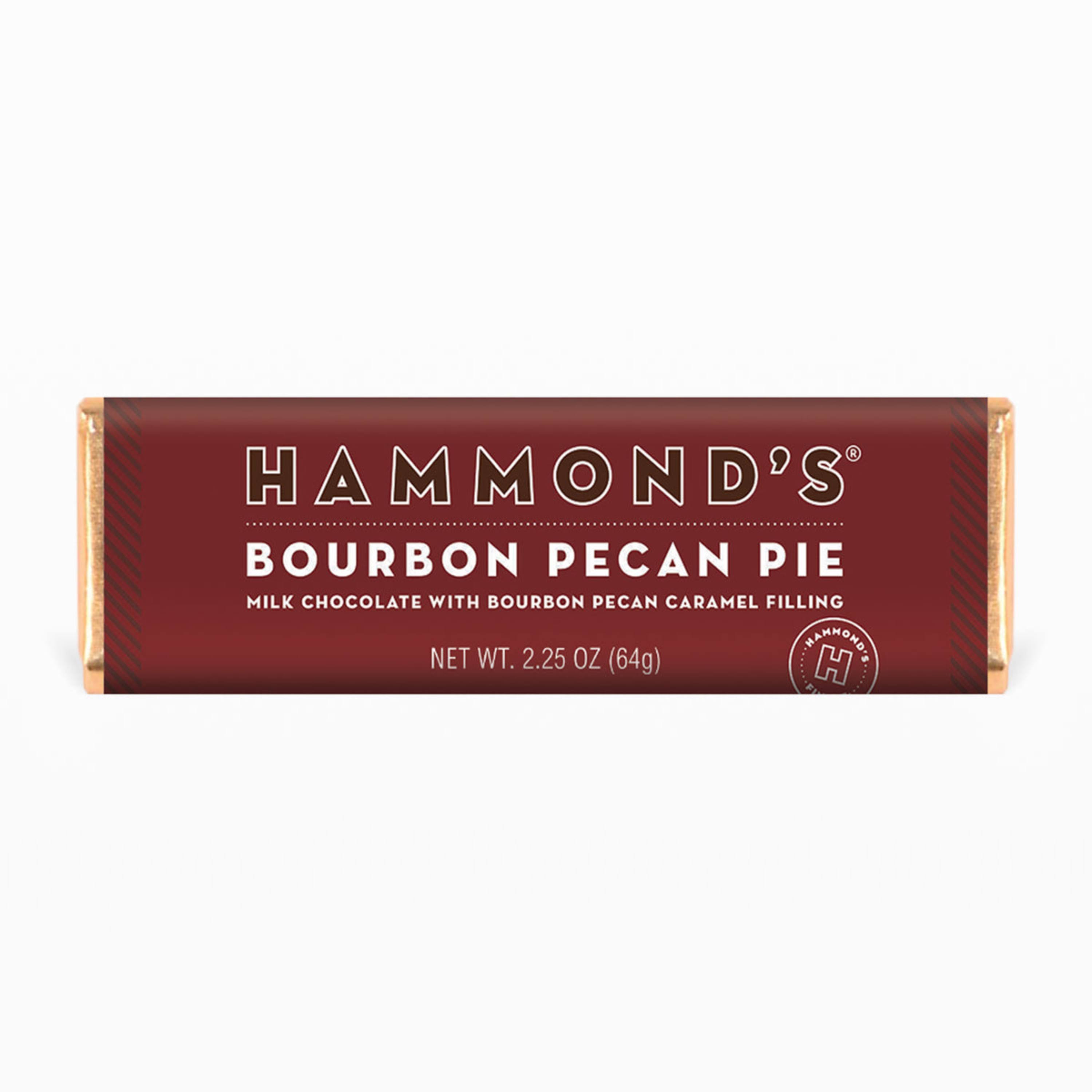 Hammonds Milk Chocolate, with Bourbon Pecan Caramel Filling - 2.25 oz