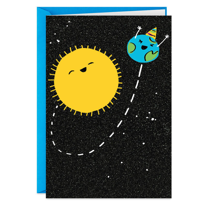 Hallmark Birthday Card, Enjoy Your Ride Around The Sun Birthday Card