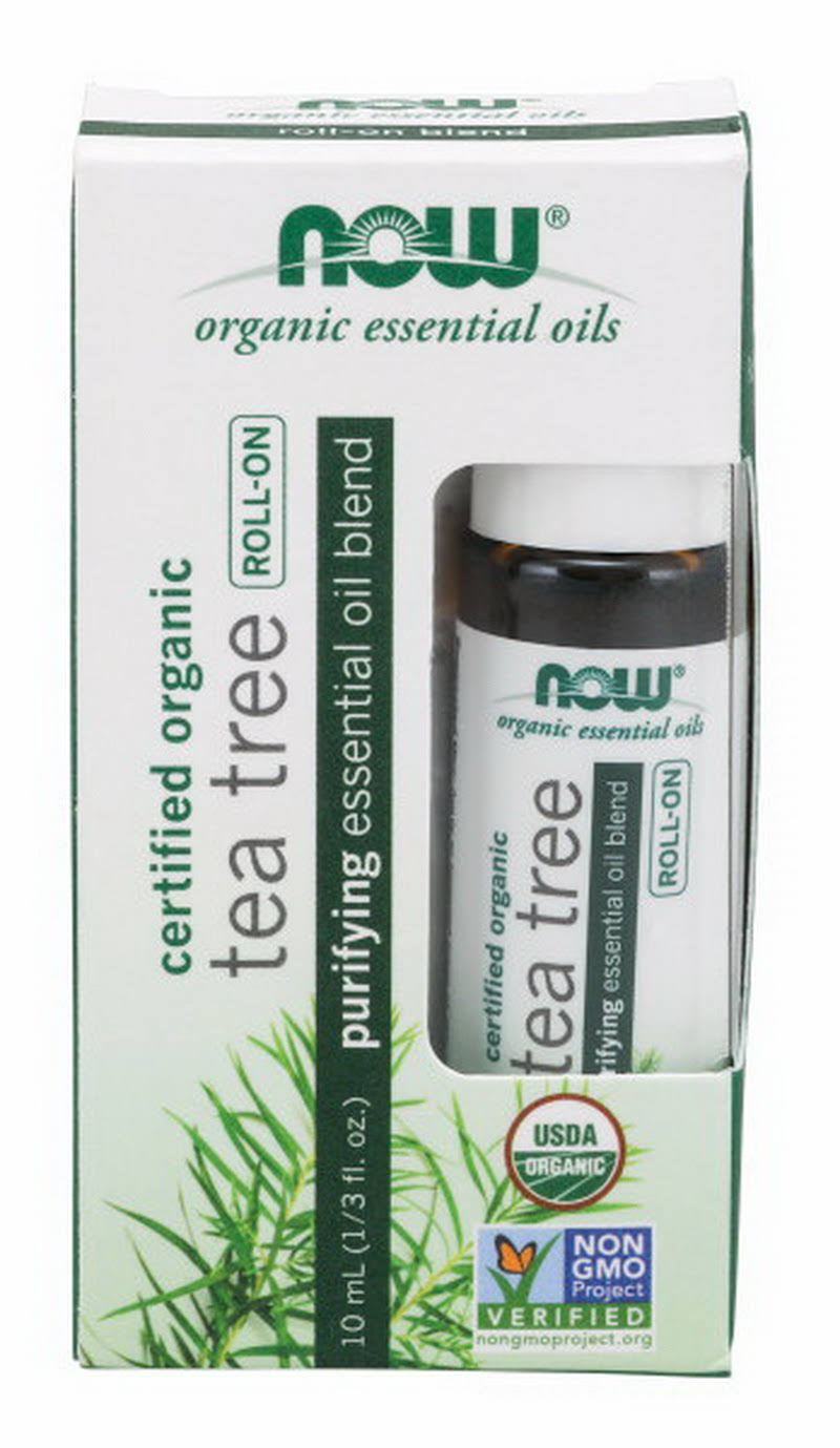 Now Foods Tea Tree Essential Oil Blend Organic Roll-On - 10 ml