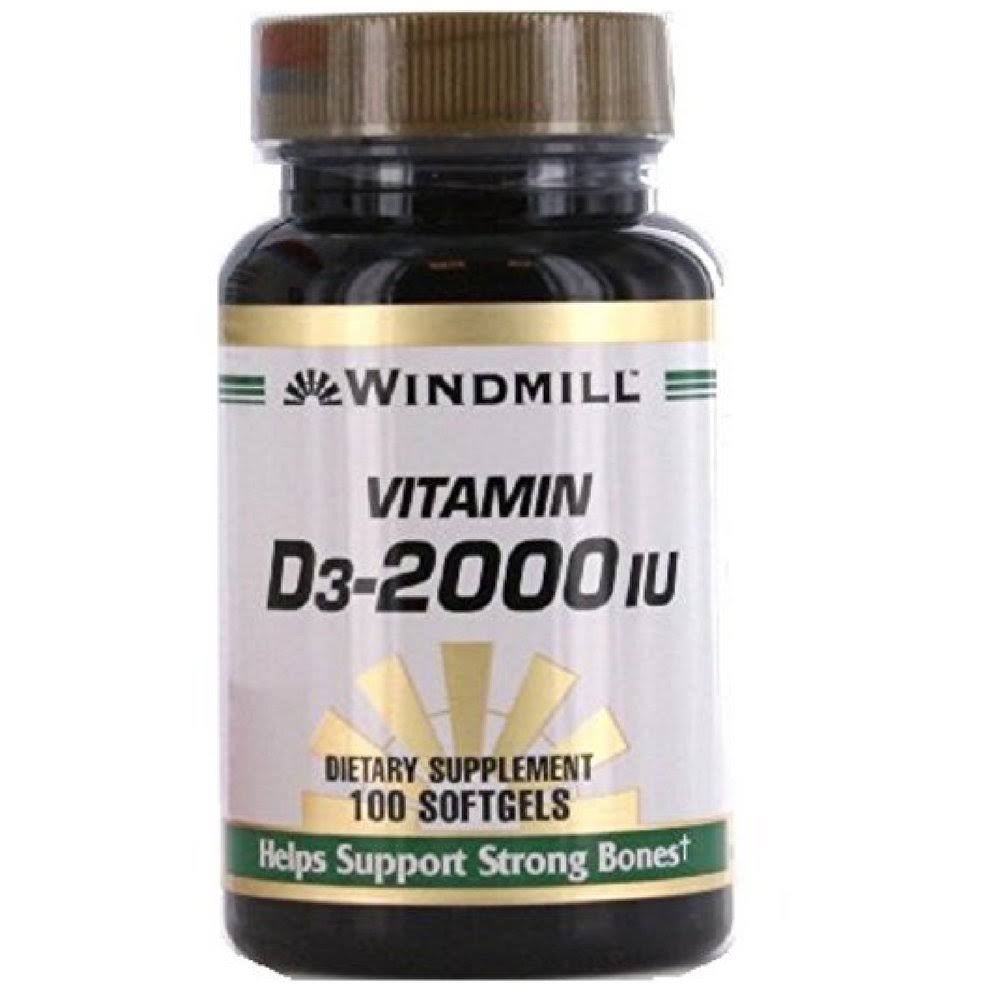 Windmill Vitamin D3-2000 - 100 Softgels