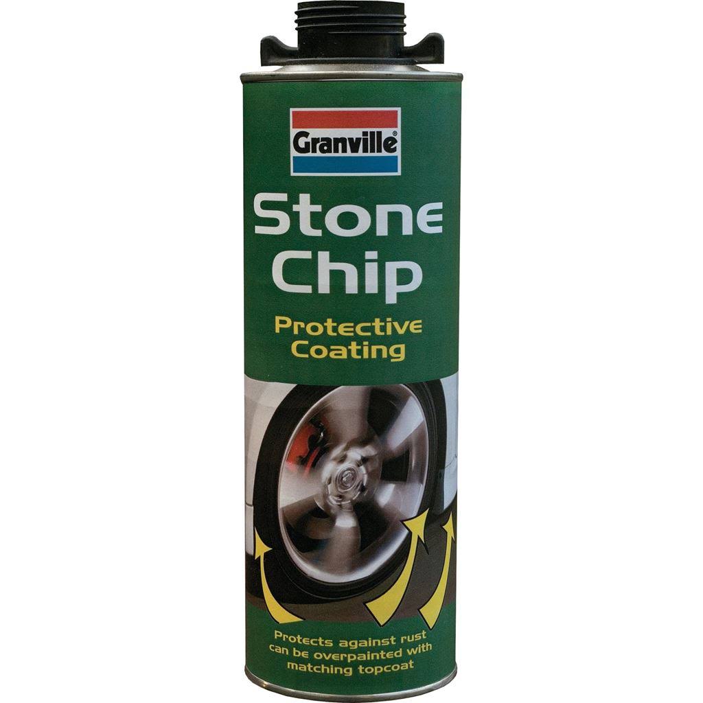 Granville Stone Chip Protective Paint - Black, 500ml