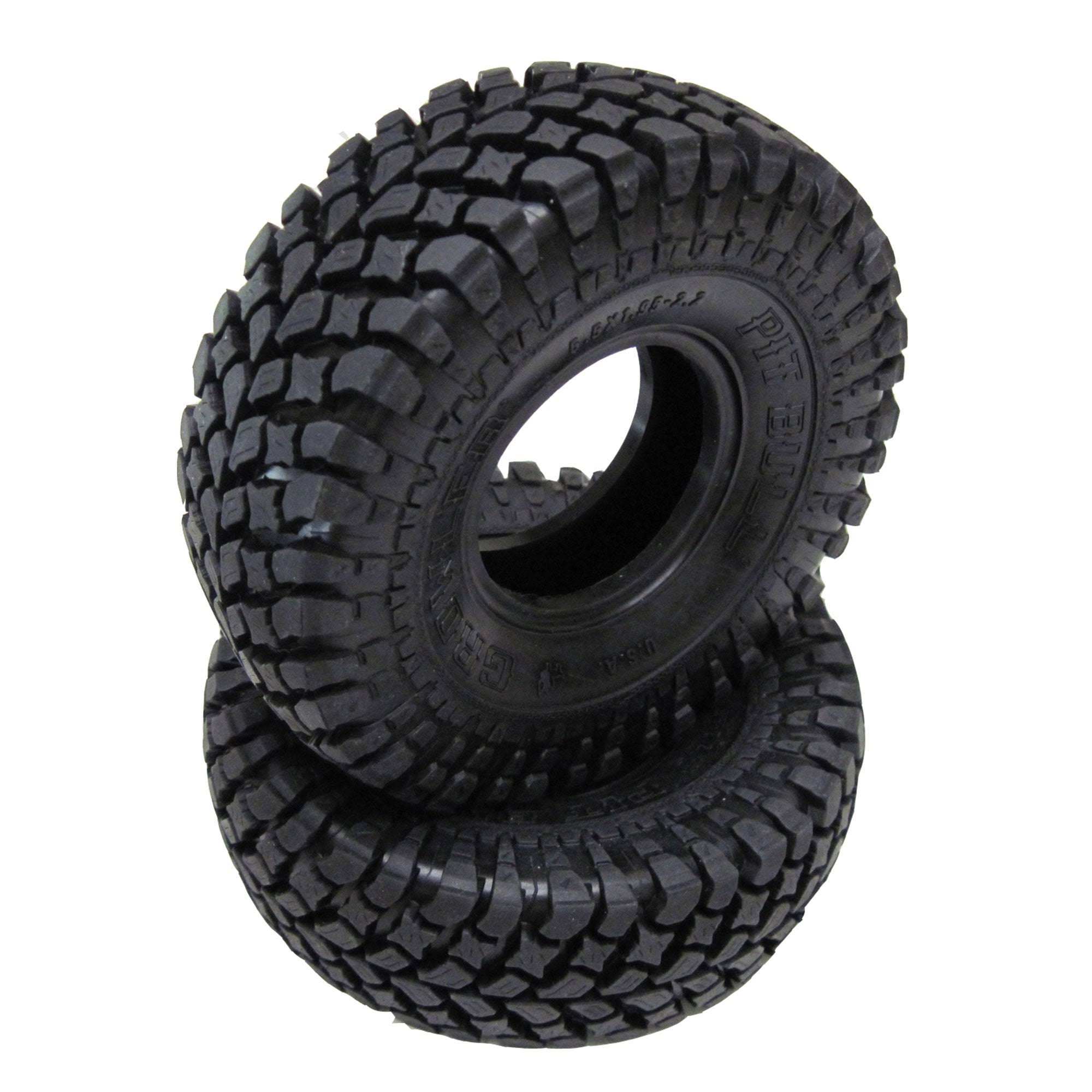 Pit Bull RC PB9008NK Growler At Extra Scale Tires - With Pap, 2.2"