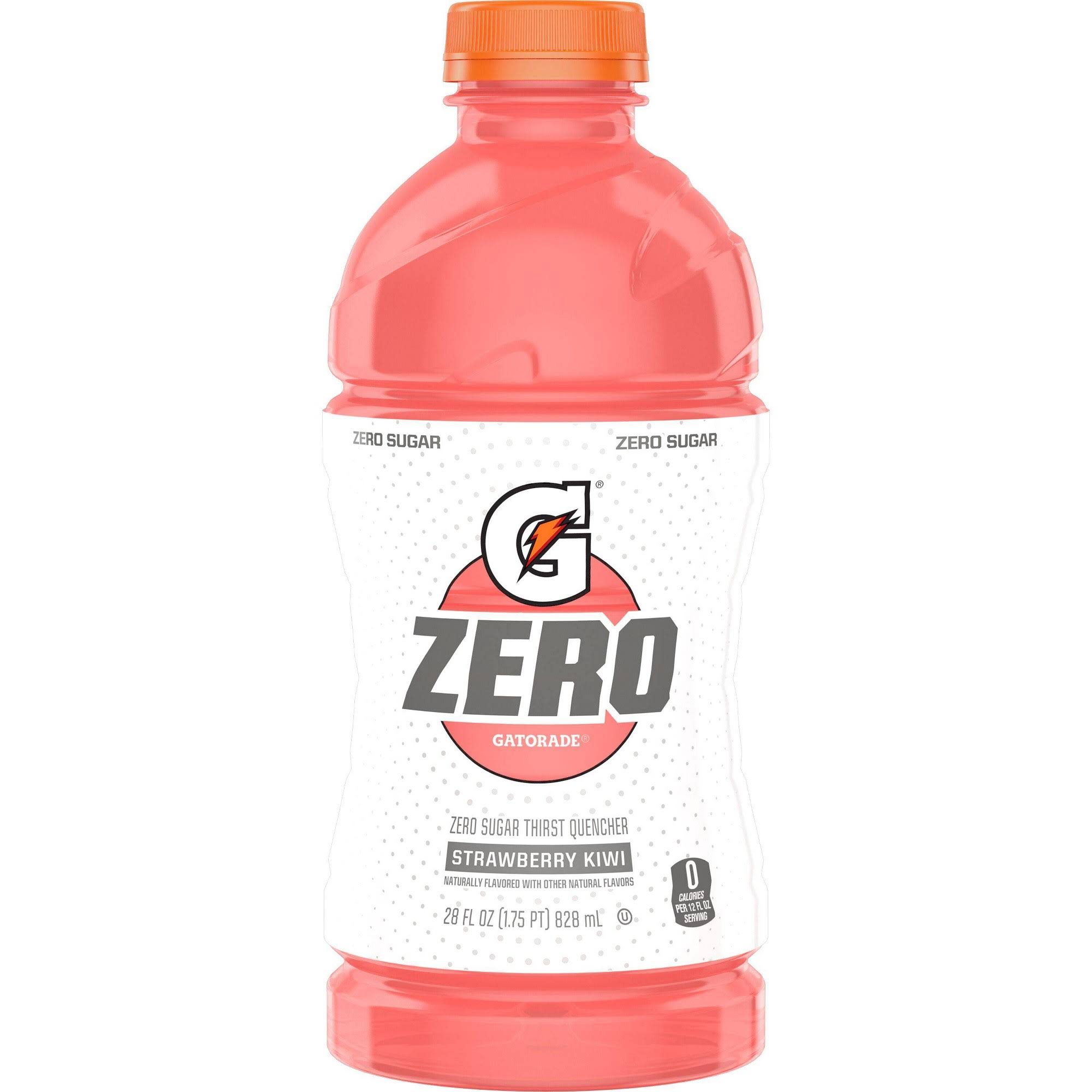 Gatorade Zero Sugar Strawberry Kiwi Thirst Quencher, 28 fl oz