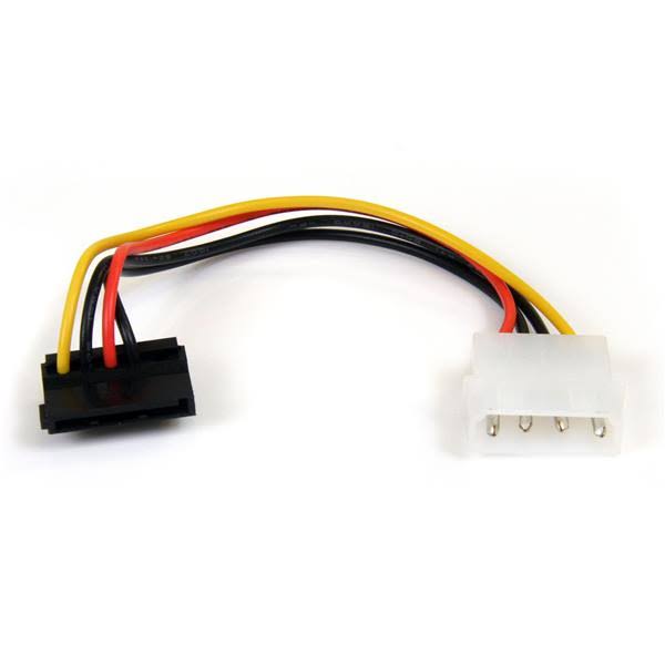 Startech Molex To Right Angle Sata Power Cable Adaptor - 4 pin, 6"