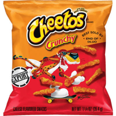 Cheetos Crunchy Snacks - Cheese Flavored, 56.7g