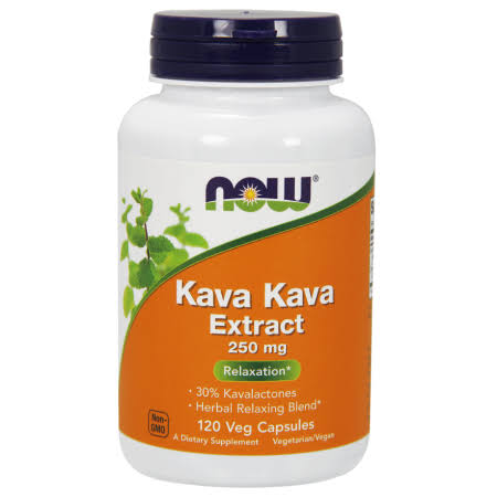 Now Foods Kava Kava Extract 250mg Dietary Supplement - 120 Capsules