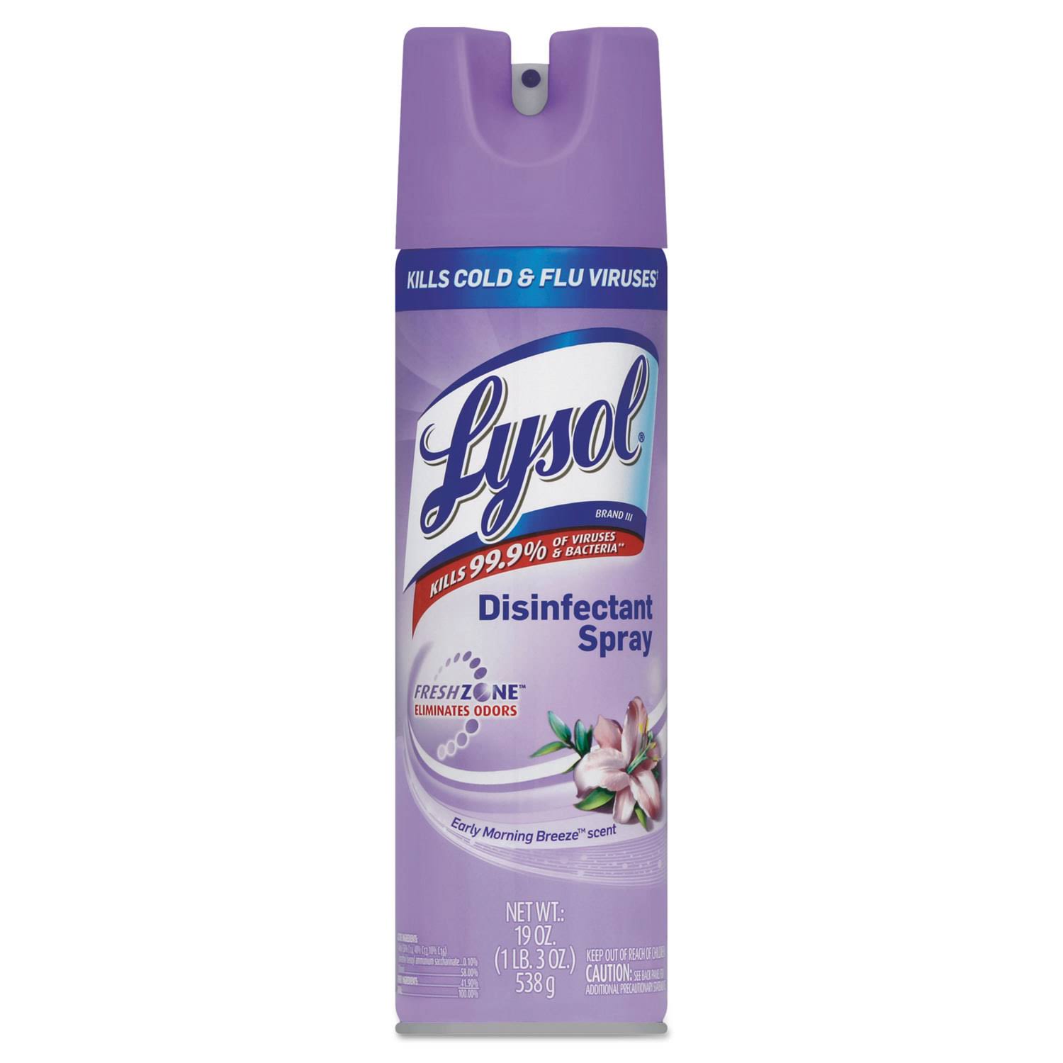Lysol Disinfectant Spray - Early Morning Breeze,19oz