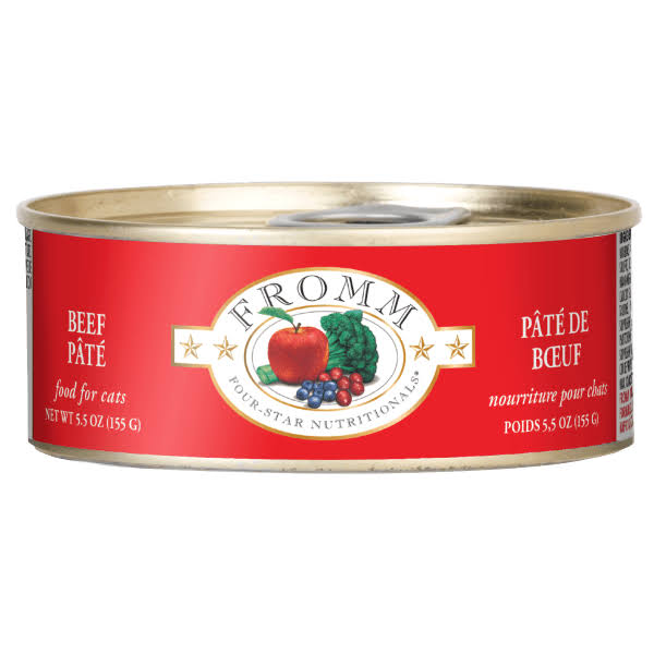 Fromm 4 Star Canned Cat Food - Beef, 5.5 oz