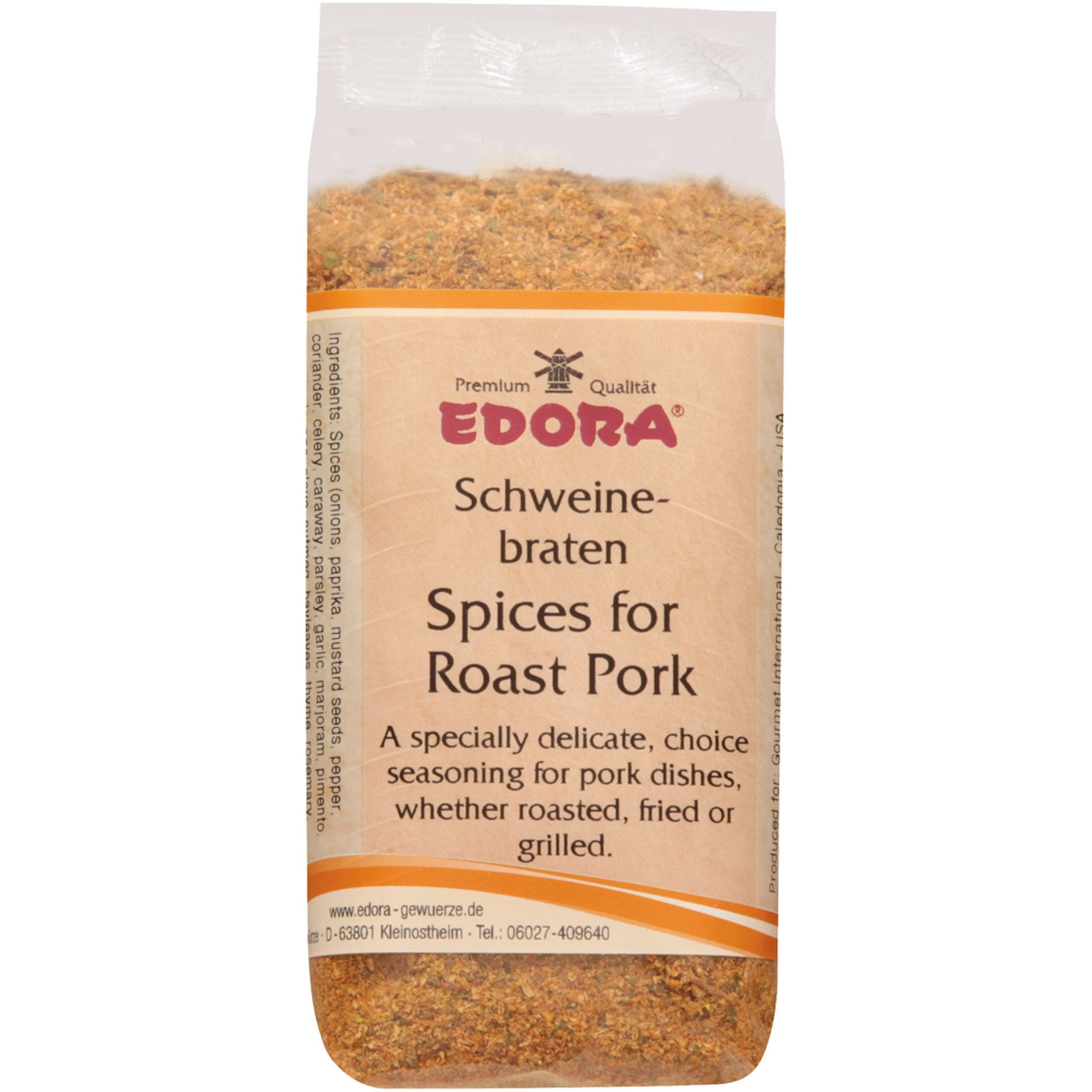 Edora Roast Pork Schweinebraten Seasoning, 3.5 oz/100 G