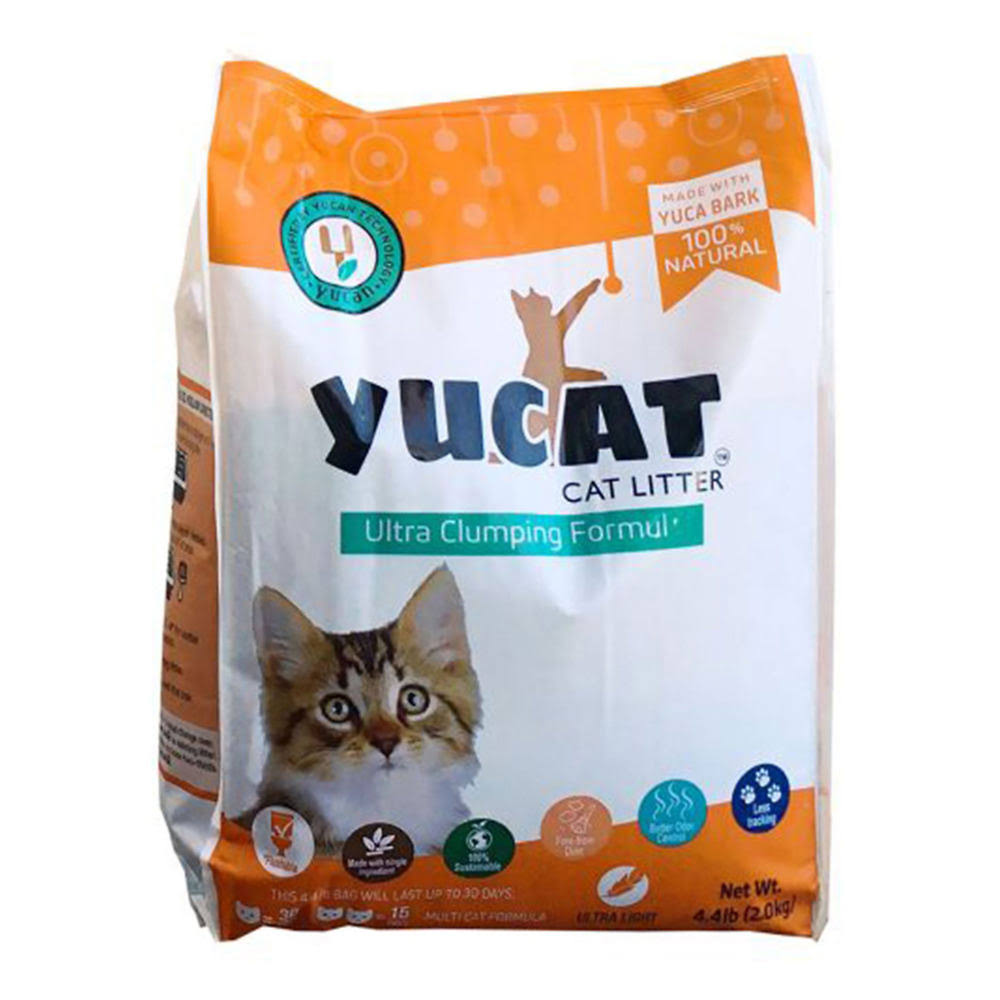 Yucat Ultra Clumping Cat Litter 4.4 Pound Bag