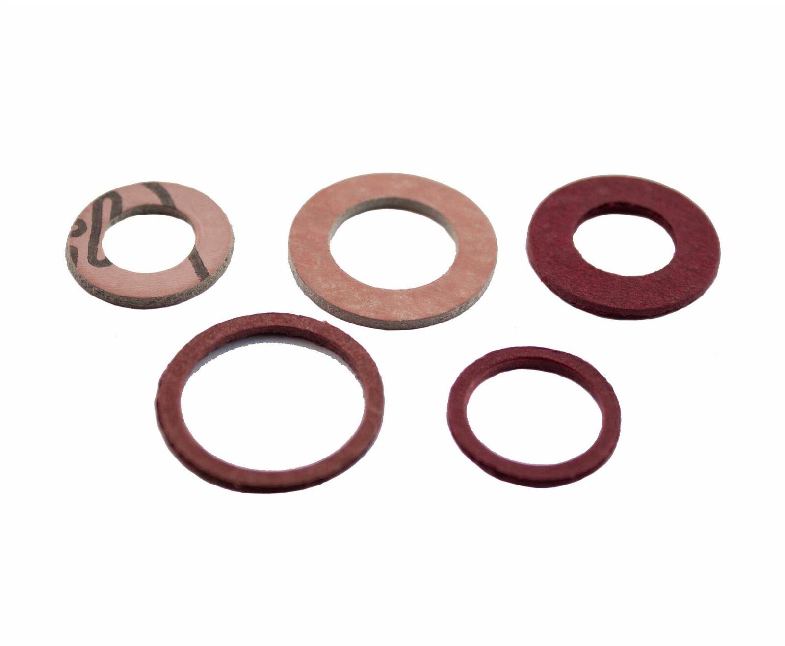 Oracstar Assorted Fibre Washers - Pack 6