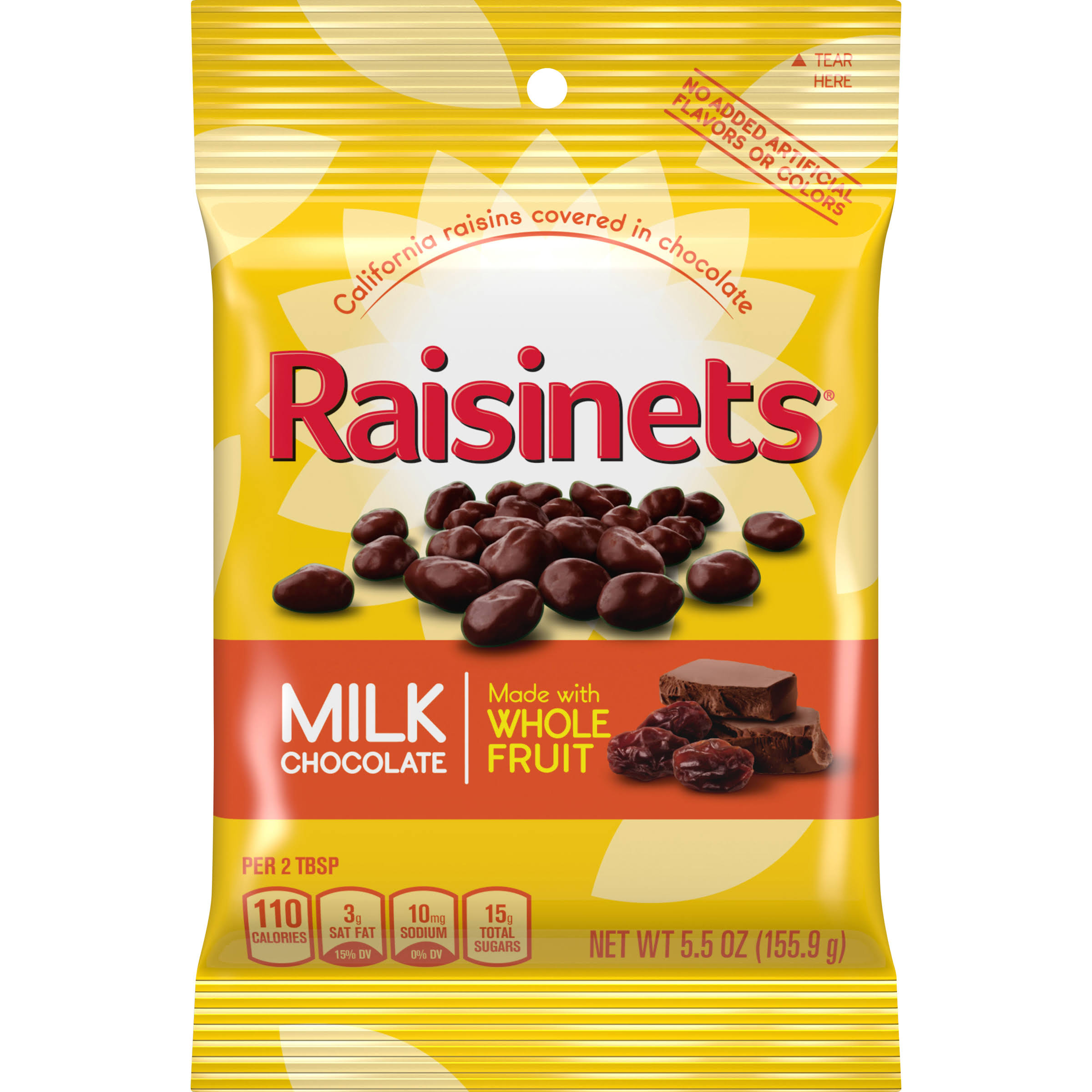 Raisinets Milk Chocolate Covered Raisins - 5.5-oz. Bag