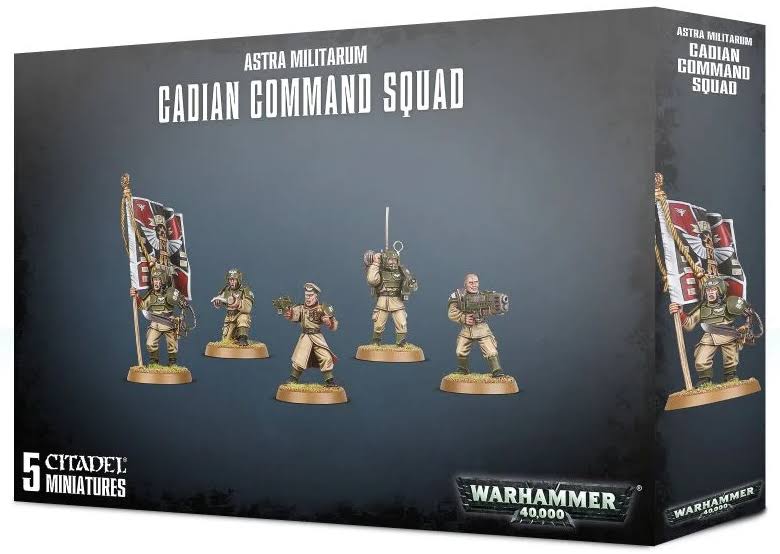 Warhammer 40,000 - Astra Militarum: Cadian Command Squad