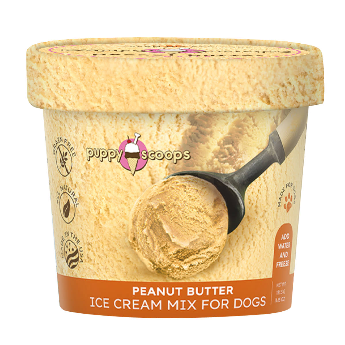 Puppy Cake Scoops Ice Cream Mix Peanut Butter - 2.32oz
