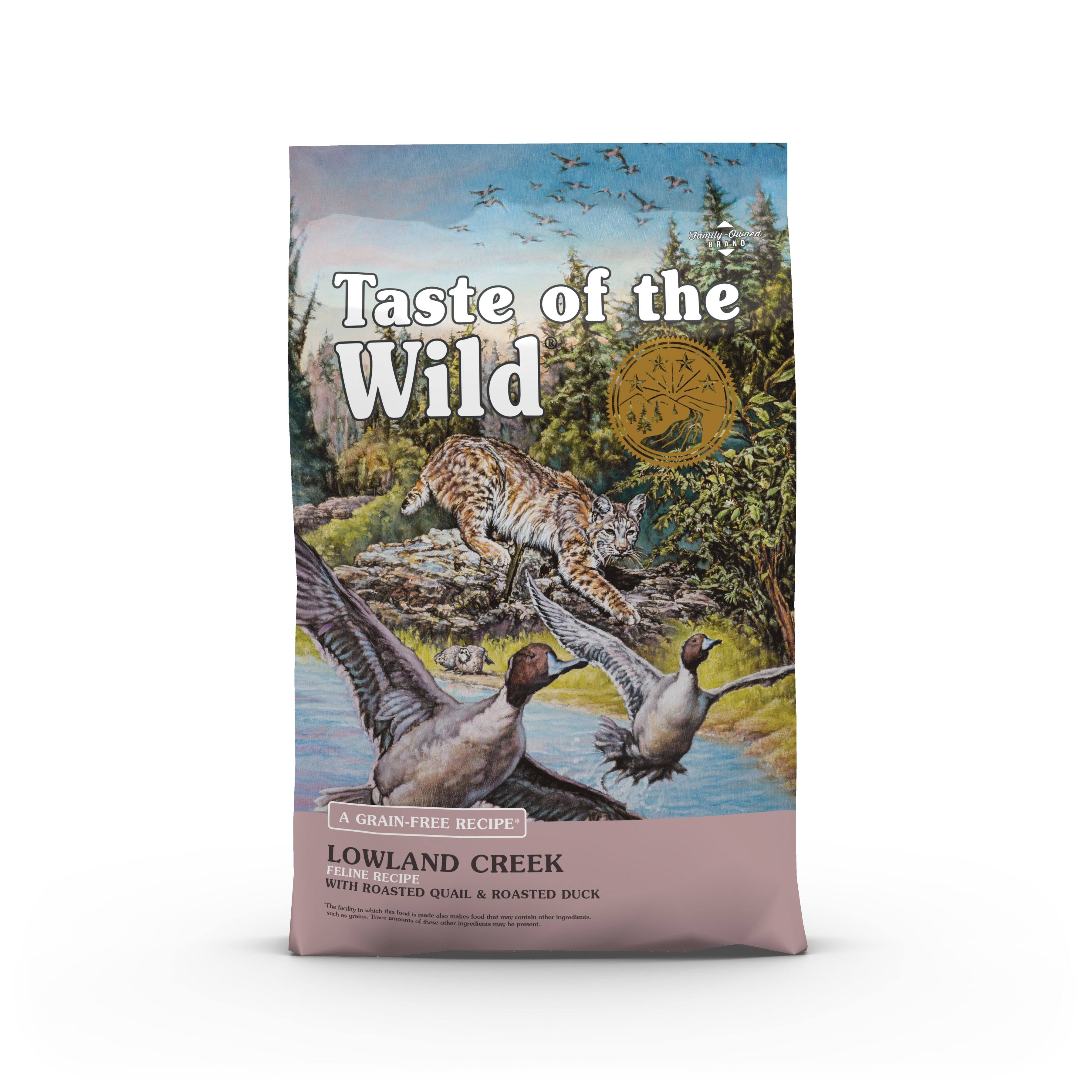 Lowland Creek Feline Formula with Roasted Quail & Duck | Taste of the Wild