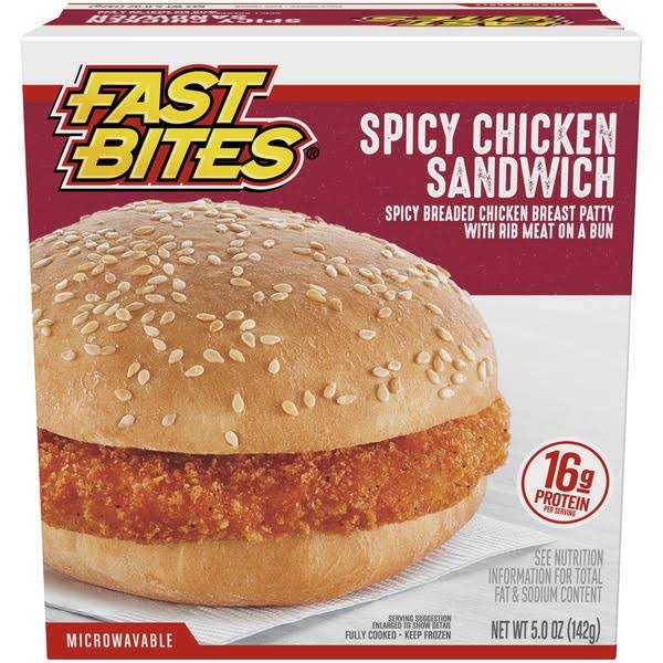 Fast Bites Spicy Chicken Sandwich - 5oz