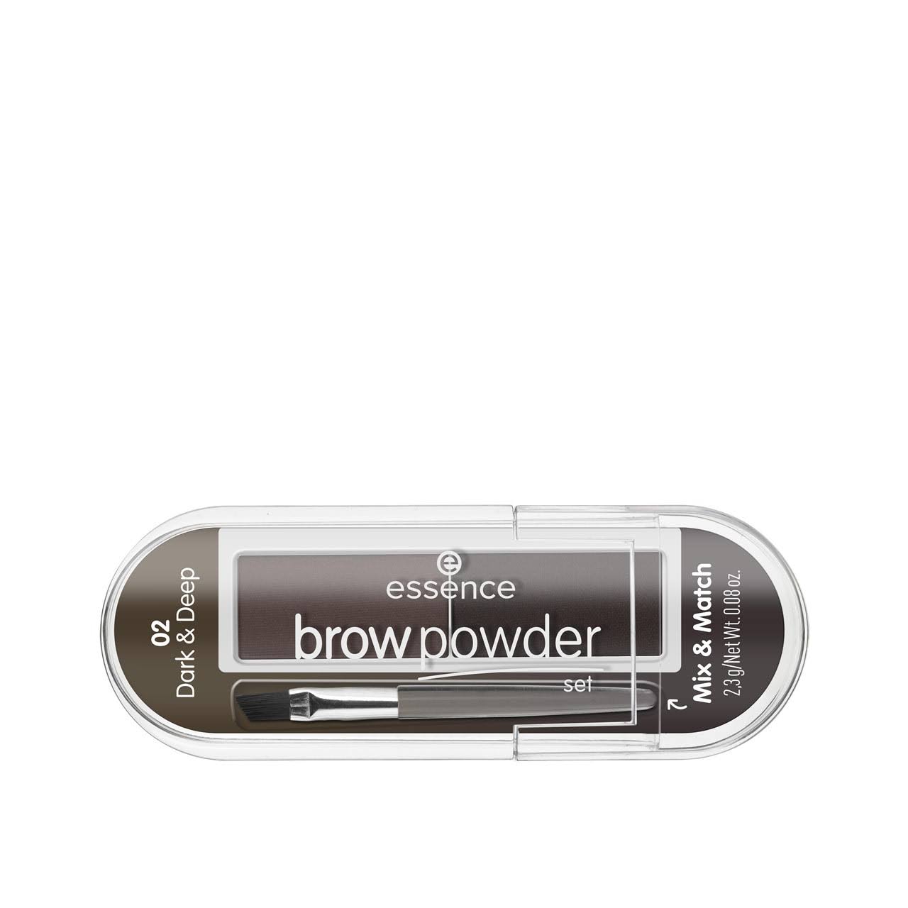 Essence Brow Powder Set 2.3g 2 - Dark/Deep
