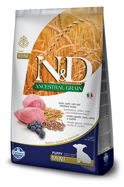 Farmina N&D Low Ancestral Grain Dog - Lamb & Blueberry, for Mini Breed