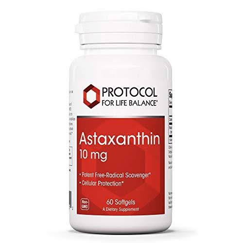 Protocol For Life Balance Astaxanthin Dietary Supplement - 10mg, 60ct