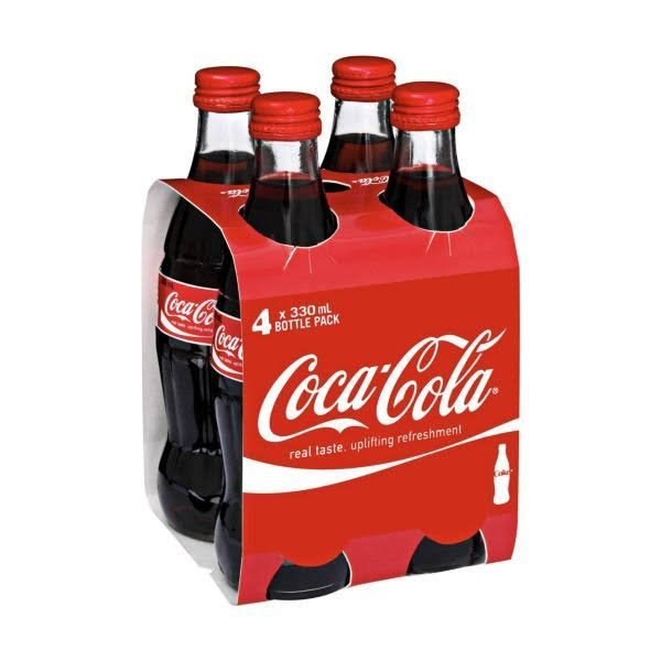 Coca-Cola Classic Soda - 4 Bottles, 1.3l